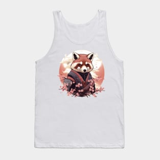 Red Panda Samurai Tank Top